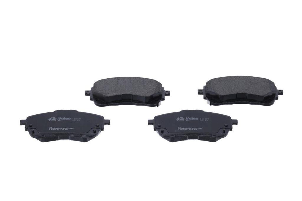 Jeu de 4 plaquettes de frein VALEO ref. 610479